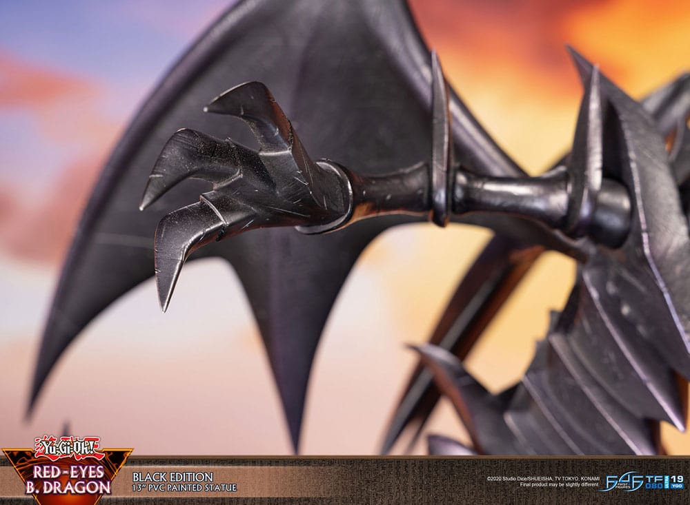 Yu-Gi-Oh! PVC Statue Red-Eyes B. Dragon Black Colour 33 cm - Preorder - ETA: Mitte 02.2025