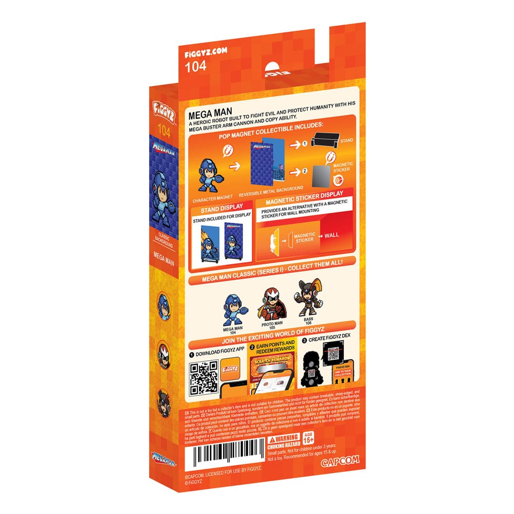 Mega Man FiGGYZ Magnet-Sammelfigur Mega Man 11 cm - Versand: 7 Tage nach Bestellung