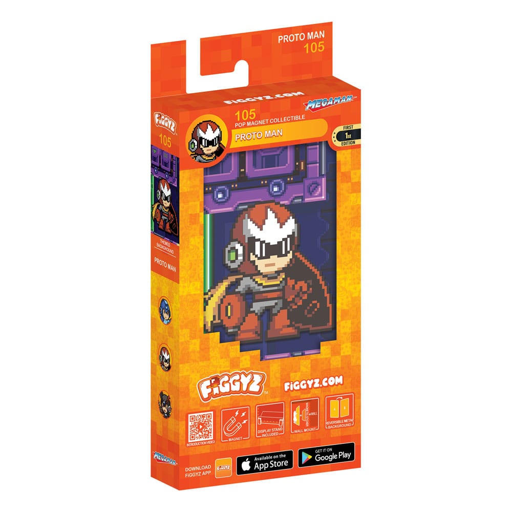 Mega Man FiGGYZ Magnet-Sammelfigur Proto Man 11 cm - Versand: 7 Tage nach Bestellung