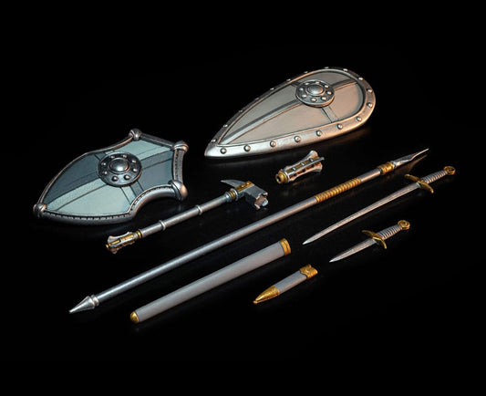 Mythic Legions: Necronominus Zubehör-Set für Actionfiguren Knights of Earthyron Weapons Pack - Versand: 5-7 Tage nach Bestellung