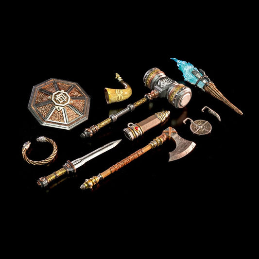Mythic Legions: Rising Sons Zubehör-Set für Actionfiguren Dwarf Weapons - Preorder - ETA: 20.01.2026