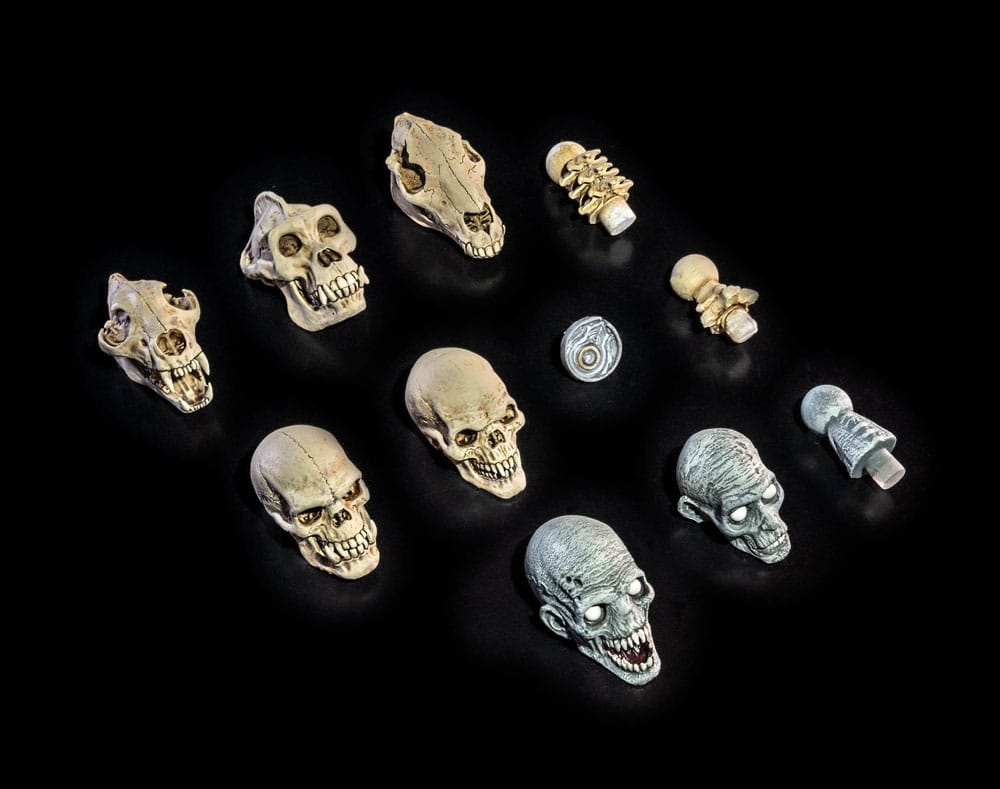 Mythic Legions: All Stars 6 Zubehör-Set für Actionfiguren Undead Heads Pack - Preorder - ETA: 29.09.2025