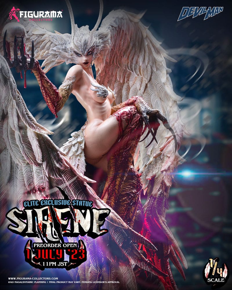 Devilman Elite Exclusive Statue 1/4 Sirene 67 cm - Preorder - ETA: 20.05.2027