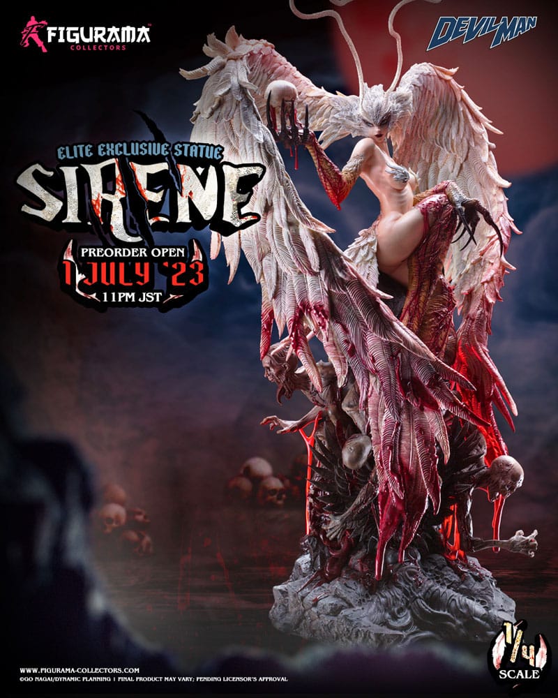 Devilman Elite Exclusive Statue 1/4 Sirene 67 cm - Preorder - ETA: 20.05.2027