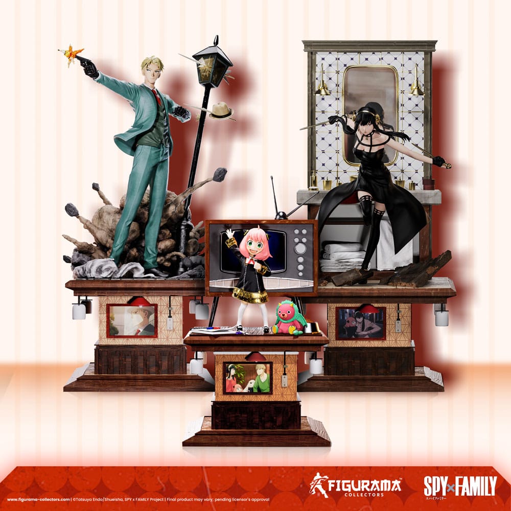 Spy X Family Elite FigumiZ Statue Set 1/8 Loid, Yor, Anya 37 cm - Preorder - ETA: 20.07.2027