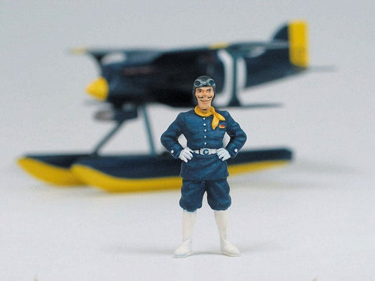 Porco Rosso Model-Kit mit Figur 1/48 Curtiss R3C-0 Seaplane & Curtis  - Versand: 7 Tage nach Bestellung