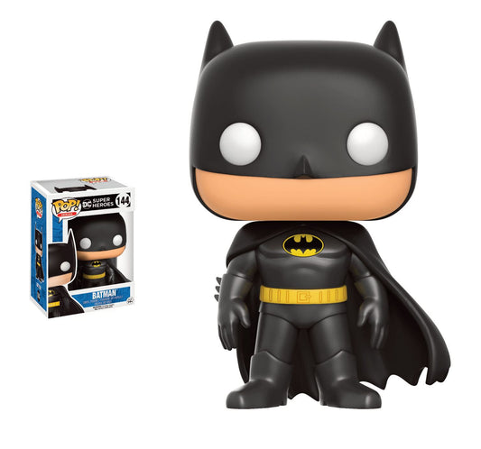 DC Comics POP! Heroes Figur Classic Batman (Flowing Cape) 9 cm - Versand: 5-7 Tage nach Bestellung