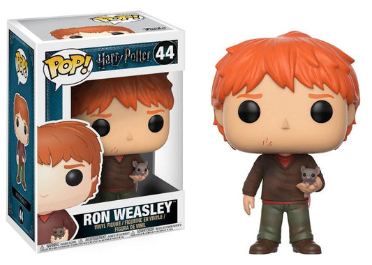 Harry Potter POP! Movies Vinyl Figur Ron Weasley with Scabbers 9 cm - Versand: 7 Tage nach Bestellung