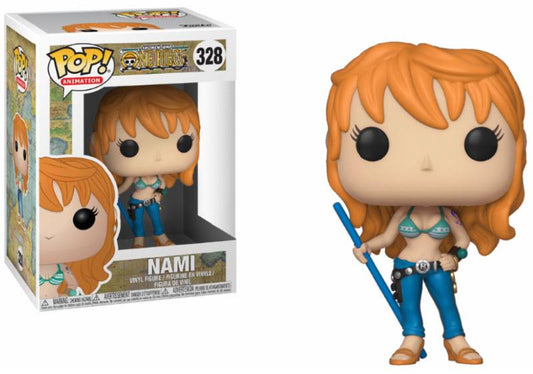 One Piece POP! Animation Vinyl Figur Nami 9 cm - Versand: 5-7 Tage nach Bestellung