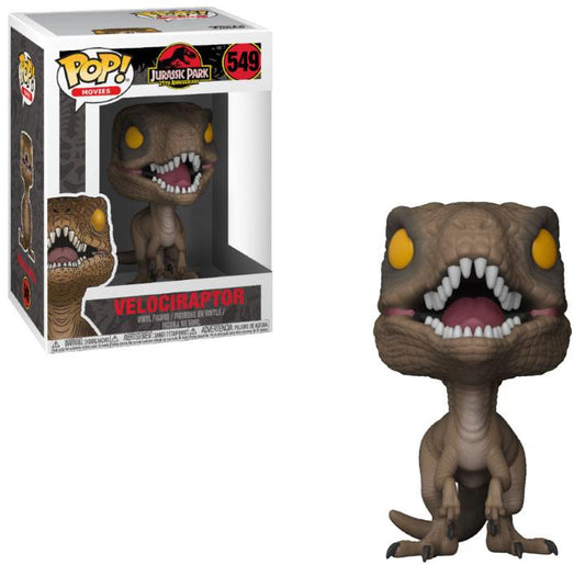 Jurassic Park POP! Movies Vinyl Figur Velociraptor 9 cm  - Versand: 5-7 Tage nach Bestellung