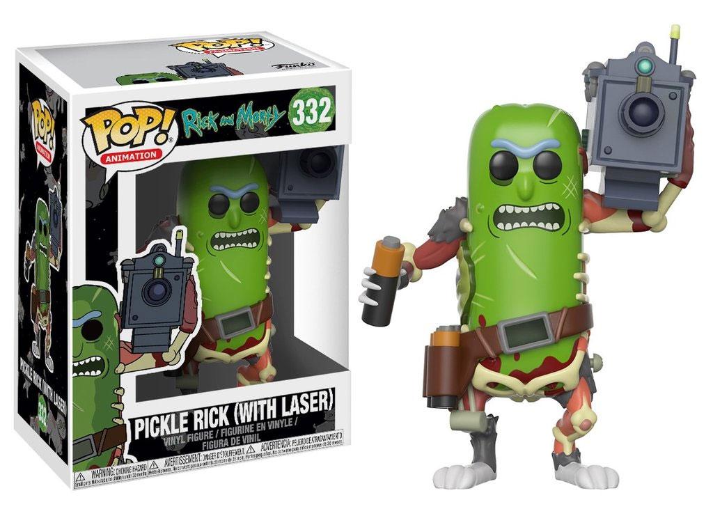 Rick and Morty POP! Animation Vinyl Figur Pickle Rick with Laser 9 cm - Preorder - ETA: 22.12.2026