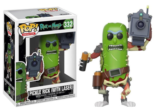 Rick and Morty POP! Animation Vinyl Figur Pickle Rick with Laser 9 cm - Preorder - ETA: 08.09.2026
