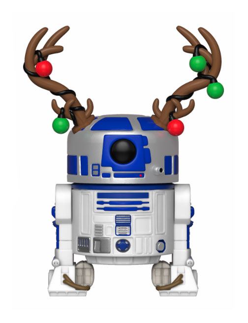Star Wars POP! Vinyl Wackelkopf-Figur Holiday R2-D2 9 cm - Versand: 5-7 Tage nach Bestellung