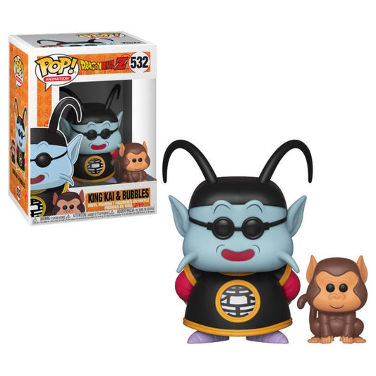 Dragon Ball Z POP! Animation Vinyl Figur King Kai & Bubbles 9 cm - Preorder - ETA: 17.07.2026