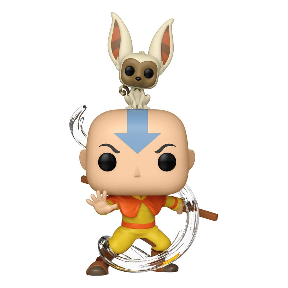 Avatar Der Herr der Element POP! Animation Vinyl Figur Aang w/ Momo 9 cm - Versand: 7 Tage nach Bestellung