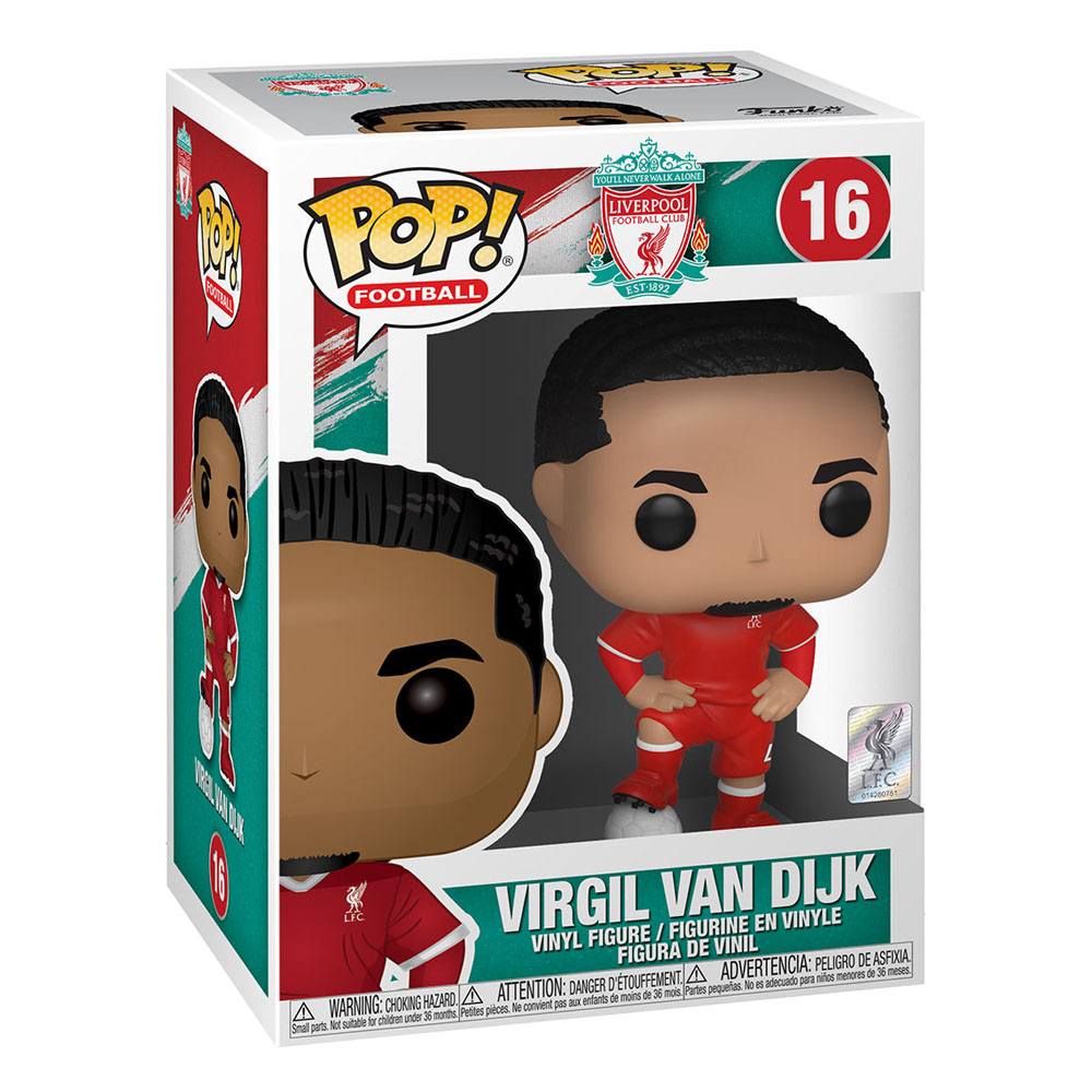 Liverpool F.C. POP! Football Vinyl Figur Virgil van Dijk 9 cm - Preorder - ETA: 07.10.2025