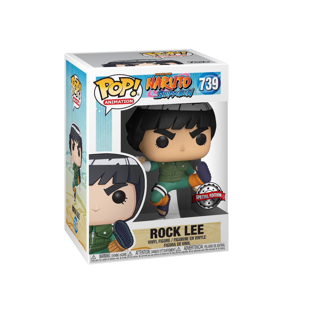 Naruto POP! Animation Vinyl Figur Rock Lee 9 cm - Preorder - ETA: Ende 01.2025