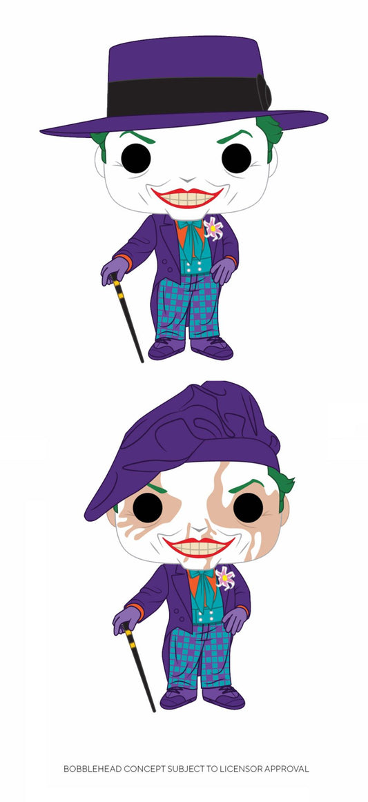 Batman 1989 POP! Heroes Vinyl Figuren Joker 9 cm Sortiment (6) - Versand: 5-7 Tage nach Bestellung