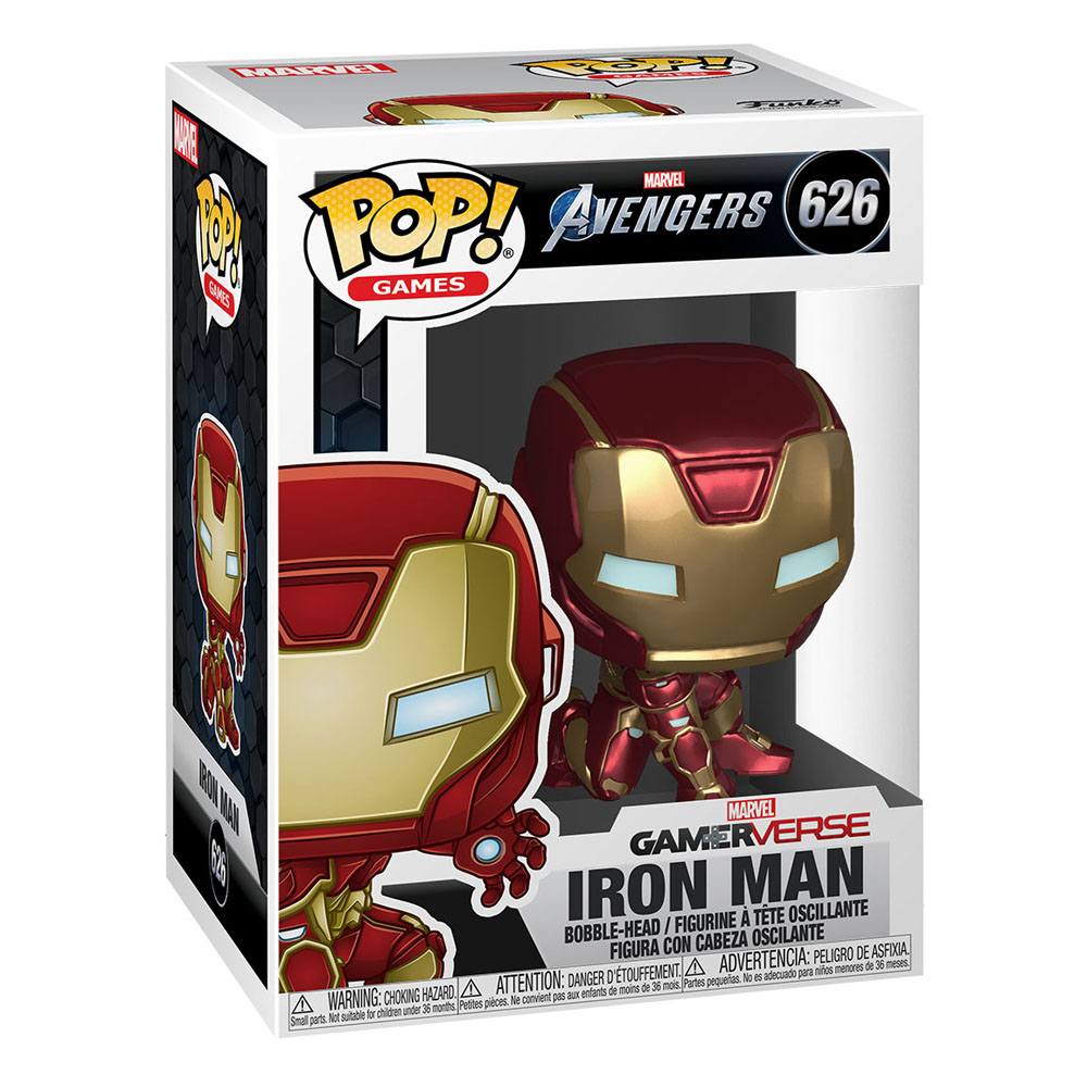 Marvel's Avengers (2020 video game) POP! Marvel Vinyl Figur Iron Man 9 cm - Preorder - ETA: 10.12.2025