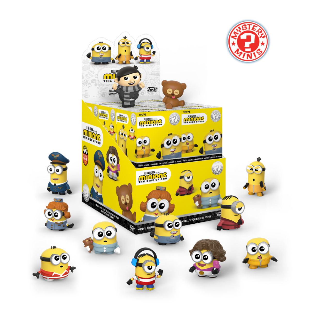 Minions II Mystery Minis Vinyl Minifiguren 6 cm Display (12) - Versand: 7 Tage nach Bestellung