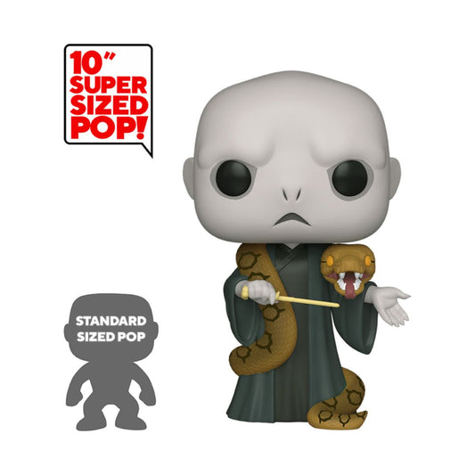 Harry Potter Super Sized POP! Movies Vinyl Figur Voldemort w/Nagini 25 cm - Versand: 7 Tage nach Bestellung