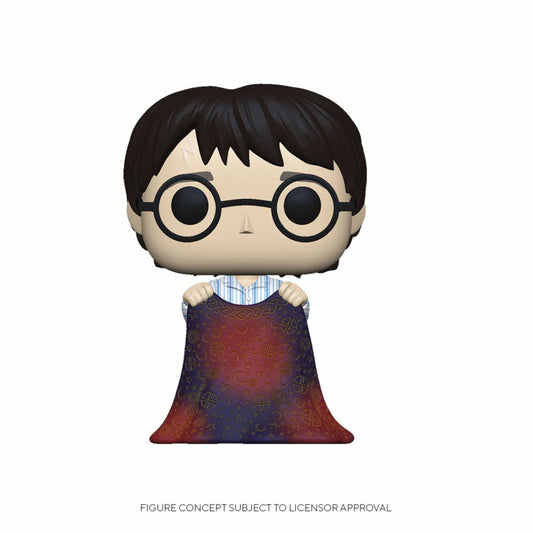 Harry Potter POP! Movies Vinyl Figur Harry w/Invisibility Cloak 9 cm - Preorder - ETA: 18.10.2025