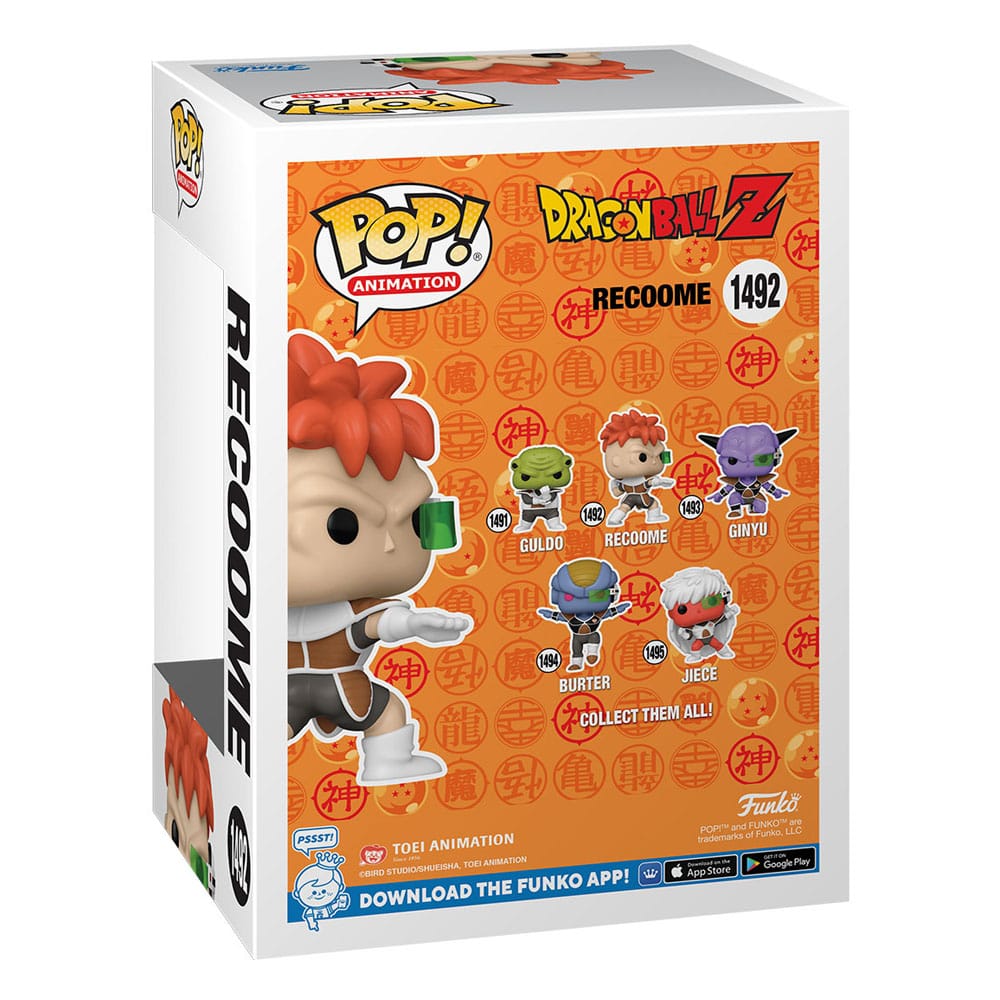 Dragon Ball Z POP! Animation Vinyl Figur Recoome 9 cm - Versand: 5-7 Tage nach Bestellung