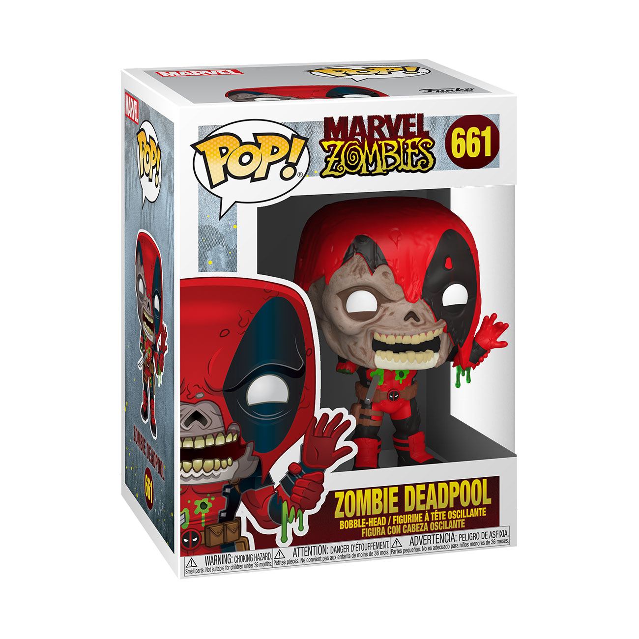 Marvel POP! Vinyl Figur Zombie Deadpool 9 cm - Versand: 5-7 Tage nach Bestellung