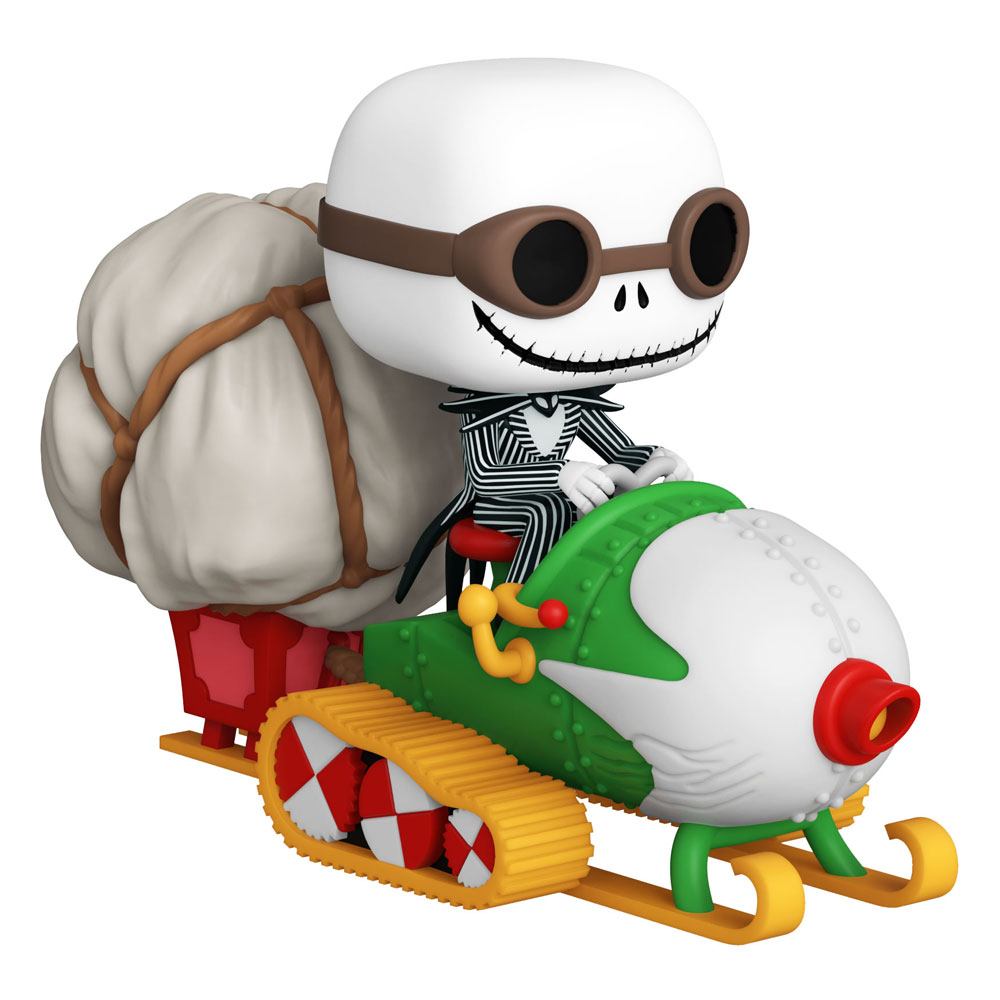 Nightmare before Christmas POP! Rides Vinyl Figur Jack w/Goggles & Snowmobile 18 cm - Versand: 7 Tage nach Bestellung