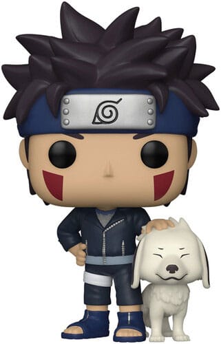 Naruto POP! Animation Vinyl Figur Kiba w/Akamaru 9 cm - Versand: 7 Tage nach Bestellung