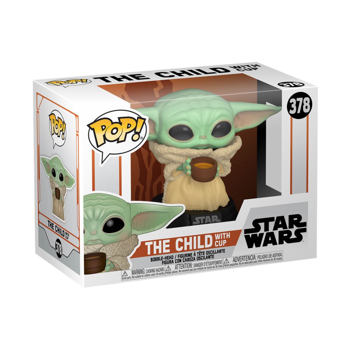 The Mandalorian POP! Star Wars Vinyl Figur The Child w/ Cup 9 cm - Preorder - ETA: 25.10.2026