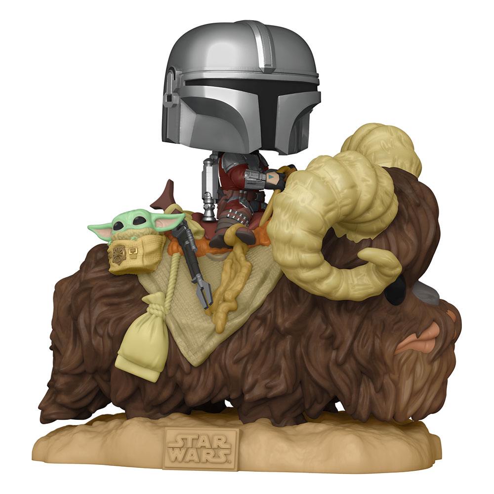 Star Wars The Mandalorian POP! Deluxe Vinyl Figur The Mandalorian on Wantha with Child in Bag 9 cm - Preorder - ETA: 29.07.2026