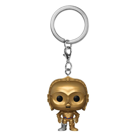 Star Wars Pocket POP! Vinyl Schlüsselanhänger 4 cm C-3PO Display (12) - Versand: 5-7 Tage nach Bestellung
