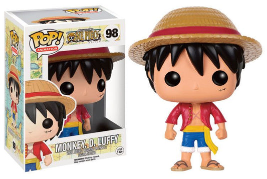 One Piece POP! Animation Vinyl Figur Monkey D. Ruffy 9 cm - Versand: 5-7 Tage nach Bestellung