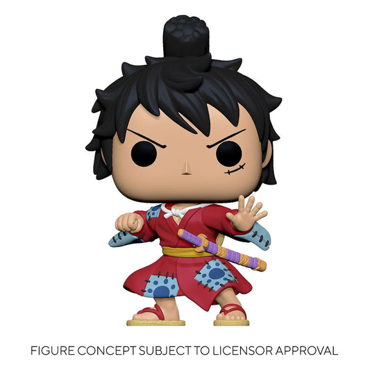 One Piece POP! Animation Vinyl Figur Luffy in Kimono 9 cm - Versand: 5-7 Tage nach Bestellung
