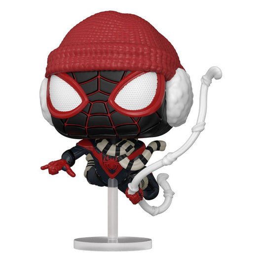Marvel's Spider-Man POP! Games Vinyl Figur Miles Morales Winter Suit 9 cm - Versand: 5-7 Tage nach Bestellung