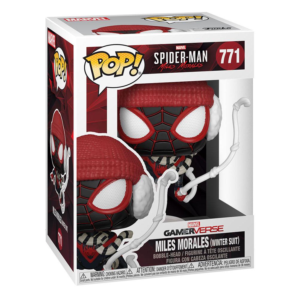 Marvel's Spider-Man POP! Games Vinyl Figur Miles Morales Winter Suit 9 cm - Versand: 5-7 Tage nach Bestellung