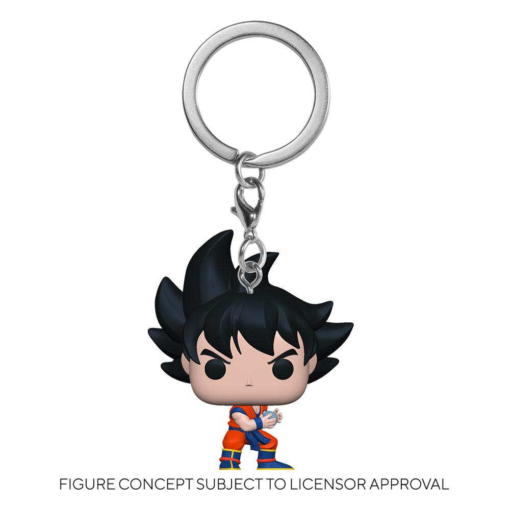 Dragon Ball Z Pocket POP! Vinyl Schlüsselanhänger 4 cm Goku w/Kamehameha Display (12) - Preorder - ETA: 24.11.2025