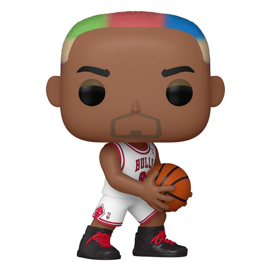 NBA Legends POP! Sports Vinyl Figur Dennis Rodman (Bulls Home) 9 cm - Preorder - ETA: 24.11.2025