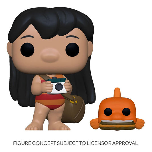 Lilo & Stitch POP! & Buddy Vinyl Figur Lilo w/Pudge 9 cm - Versand: 7 Tage nach Bestellung