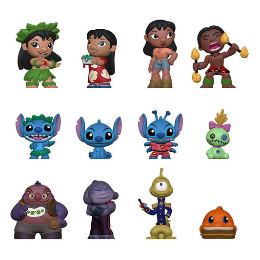 Lilo & Stitch Mystery Minis Minifiguren 5 cm Display (12) - Versand: 7 Tage nach Bestellung