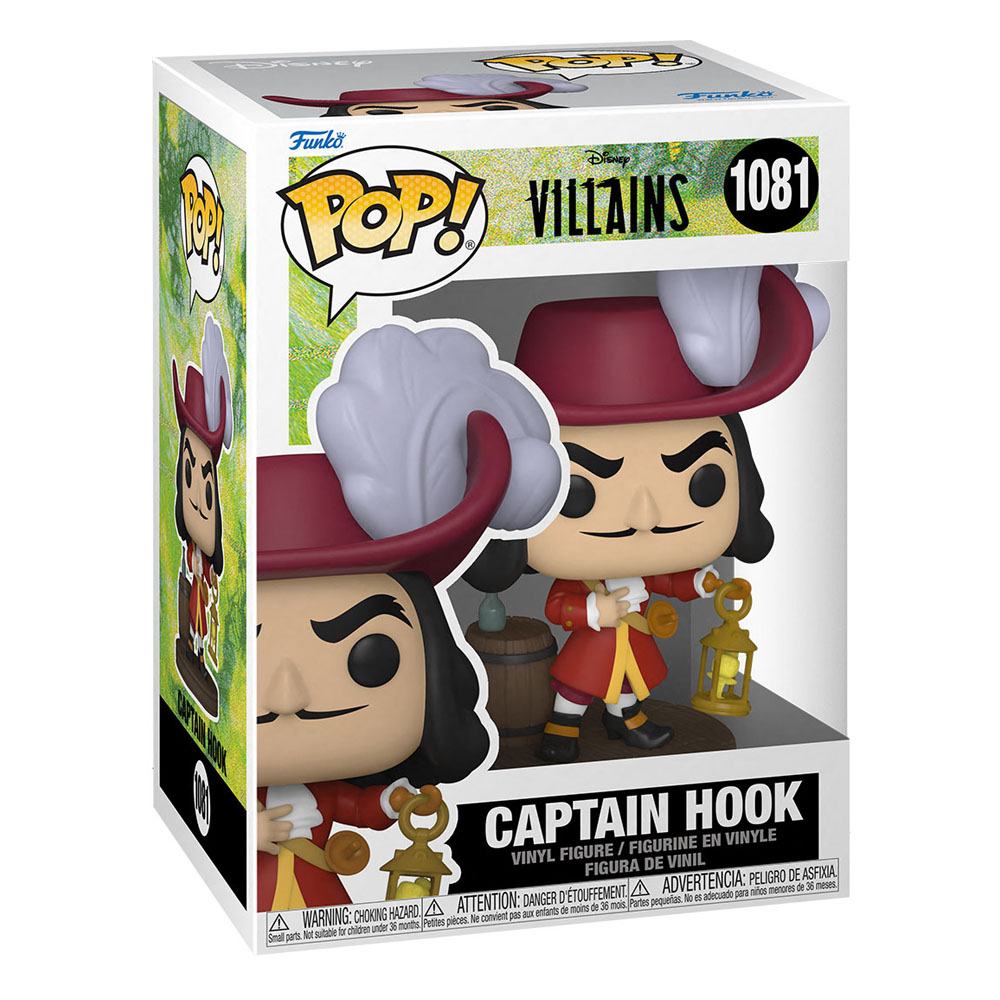 Disney: Villains POP! Disney Vinyl Figur Captain Hook 9 cm - Versand: 5-7 Tage nach Bestellung