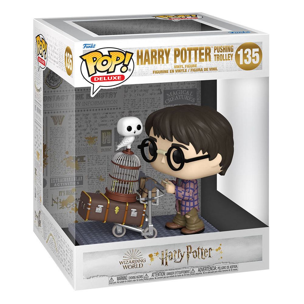 Harry Potter POP! Deluxe Vinyl Figur Harry Pushing Trolley 9 cm - Preorder - ETA: 14.07.2026