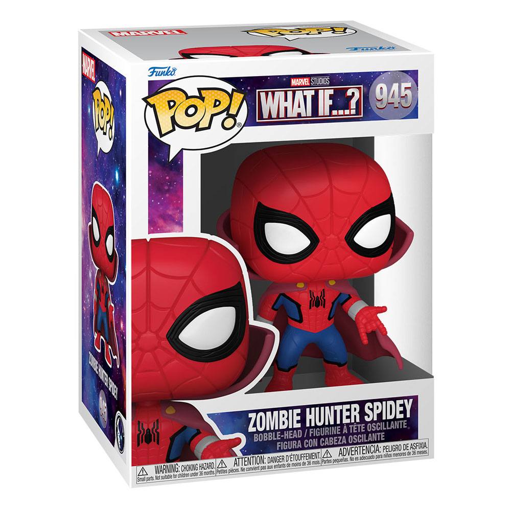 Marvel What If...? POP! TV Vinyl Figur Zombie Hunter Spidey 9 cm - Versand: 5-7 Tage nach Bestellung