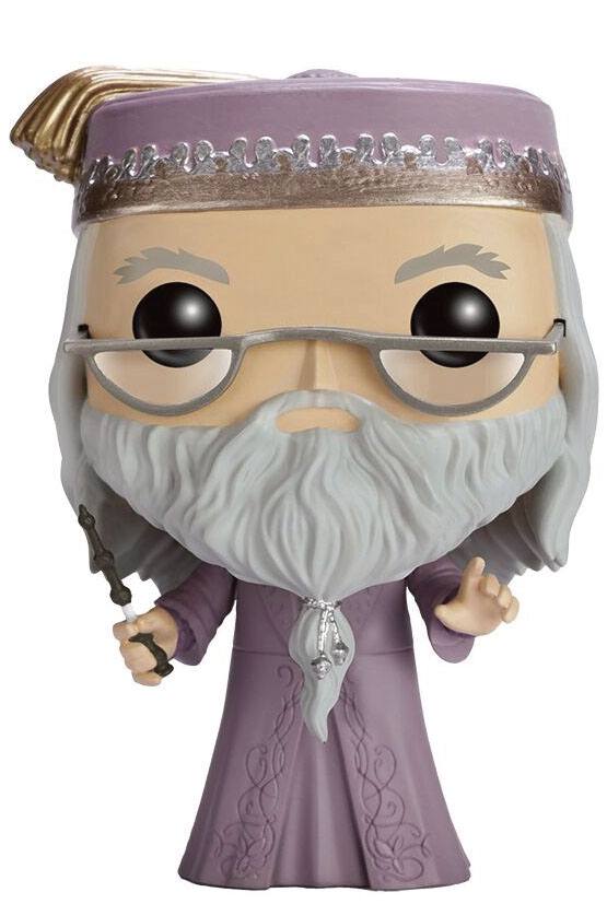 Harry Potter POP! Movies Vinyl Figur Dumbledore mit Zauberstab 9 cm - Preorder - ETA: 25.02.2027