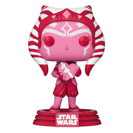 Star Wars Valentines POP! Star Wars Vinyl Figur Ahsoka 9 cm - Versand: 5-7 Tage nach Bestellung