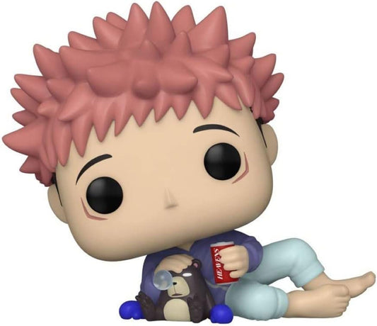 Jujutsu Kaisen POP! Animation Vinyl Figur Itadori w/ Tsukamoto Doll 9 cm - Versand: 5-7 Tage nach Bestellung