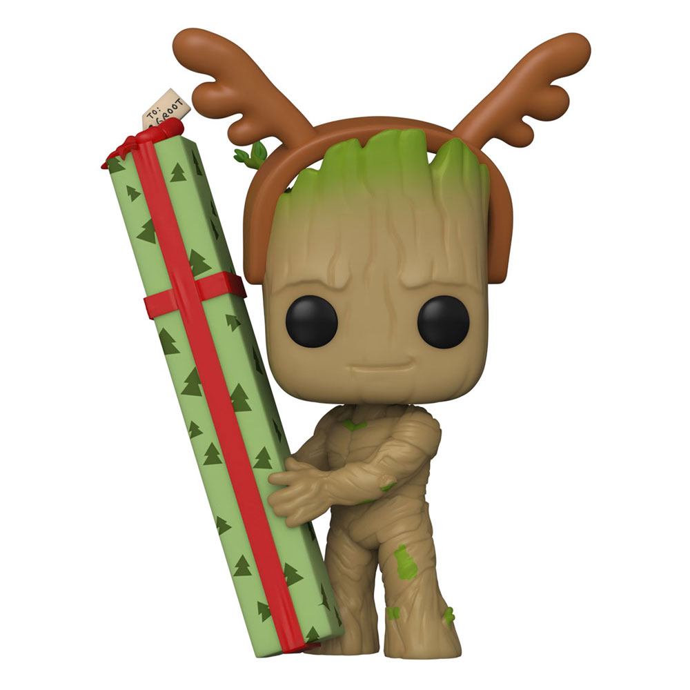 Guardians of the Galaxy Holiday Special POP! Heroes Vinyl Figur Groot 9 cm - Preorder - ETA: 02.01.2026