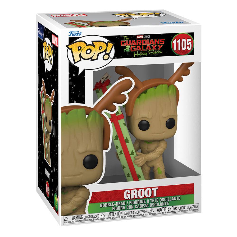 Guardians of the Galaxy Holiday Special POP! Heroes Vinyl Figur Groot 9 cm - Preorder - ETA: 02.01.2026
