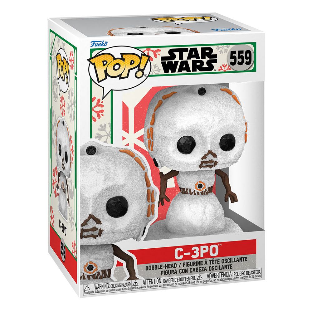 Star Wars Holiday 2022 POP! Heroes Vinyl Figur C-3PO 9 cm - Versand: 5-7 Tage nach Bestellung